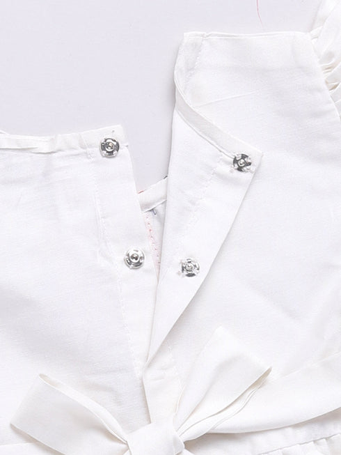 Girl's' White Dress